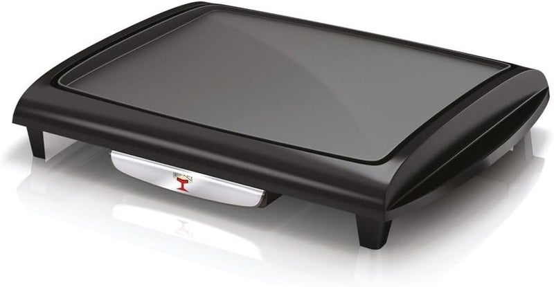 Electric Griddle & Dallal heating from Al-Moubtaker, 2000W Non-Stick Surface, Temperature Control, Heat-Resistant Handles, Fat Drip Tray, Large Cooking Surface (14"x18") inch - Image 1