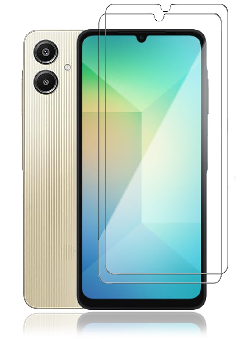 2 Pieces Full Screen Tempered Glass Screen Protector For Samsung Galaxy A06-Clear - Image 4