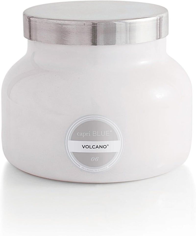 Capri Blue Volcano Scented Candles - Luxury Glass Jar Candles for Home Scented with Tropical Fruit & Sugared Citrus - Soy Wax Blend - Capri Blue Volcano - White Color (19 oz) - Image 1