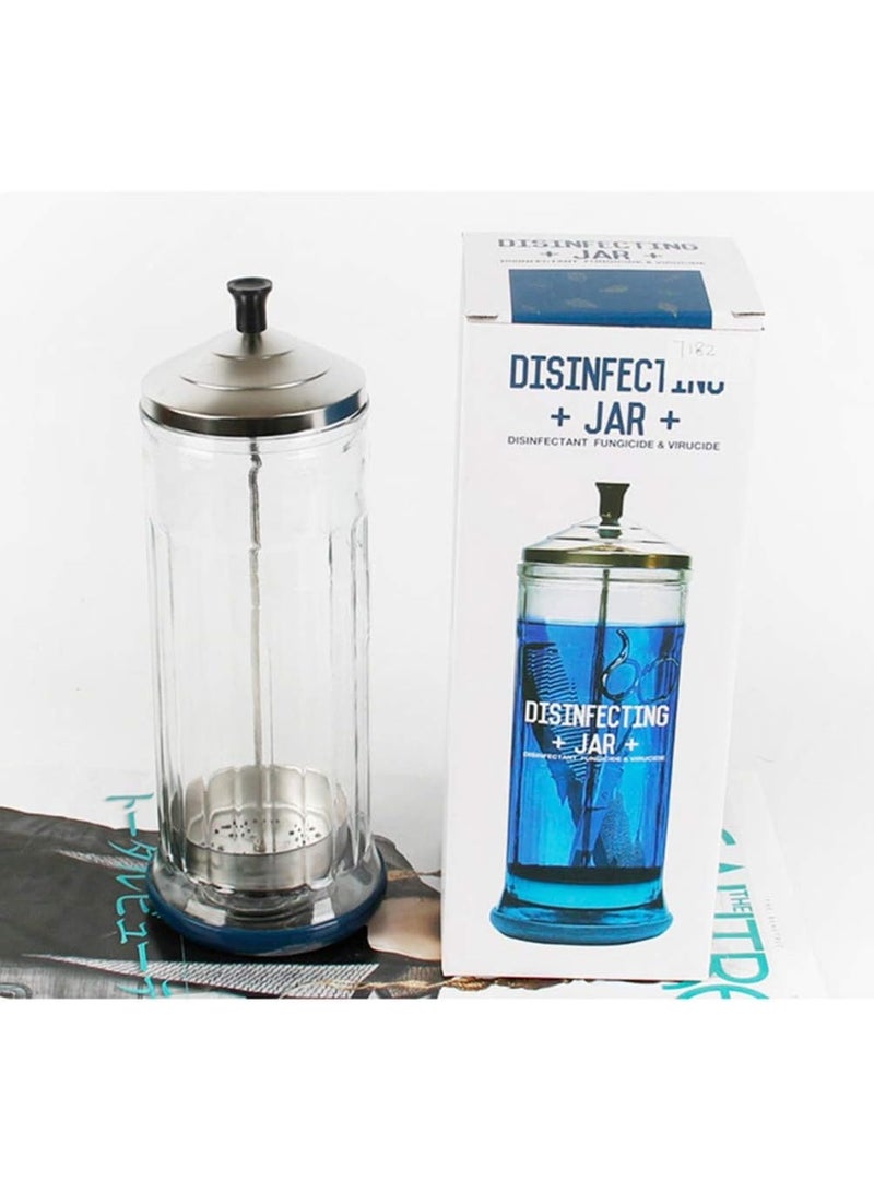 HK Professional Disinfecting Jar Sterilization Container & Sanitizer for Salon and Barber Shop Tools - Image 5