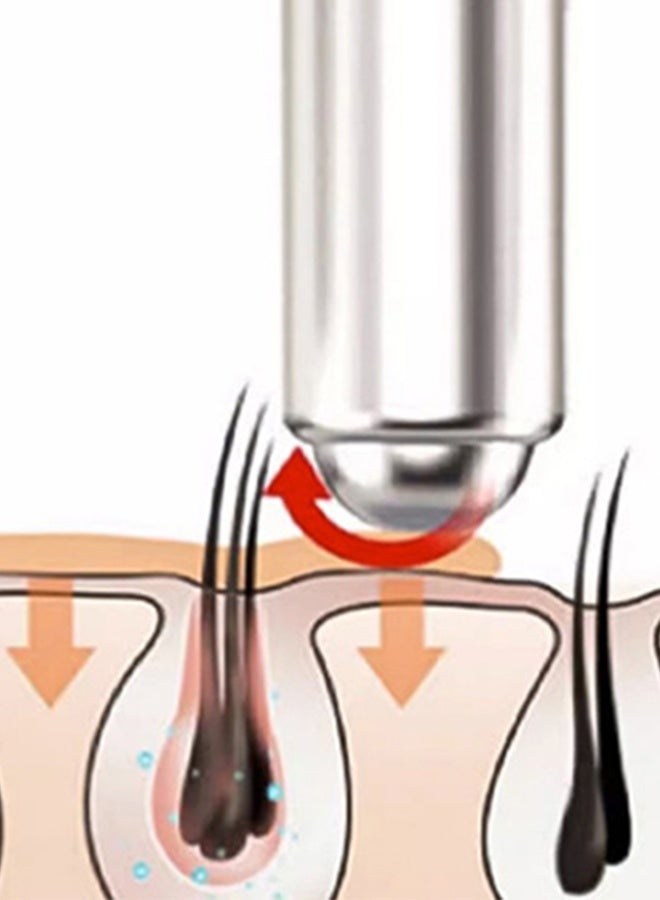 general Scalp Applicator Liquid Comb, Scalp Applicator Comb, For use with Minoxidil Essential Oil Liquid Guided Massage, Anti-Hair Loss Scalp Care Tool, White - Image 2