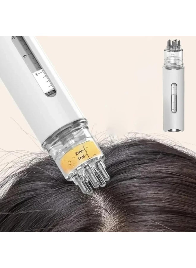 general Scalp Applicator Liquid Comb, Scalp Applicator Comb, For use with Minoxidil Essential Oil Liquid Guided Massage, Anti-Hair Loss Scalp Care Tool, White - Image 3