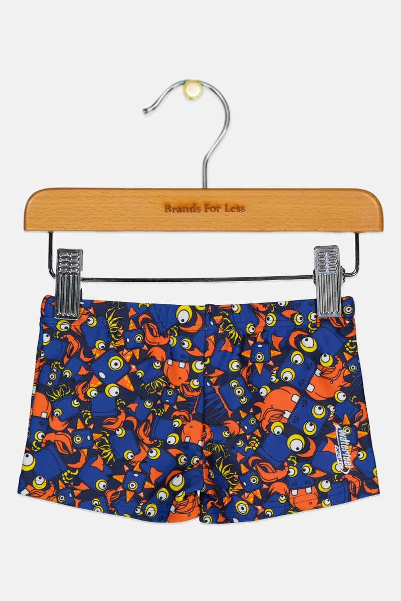 arena Toddlers Boy Allover Print Swimwear Bottom, Multicolor - Image 2