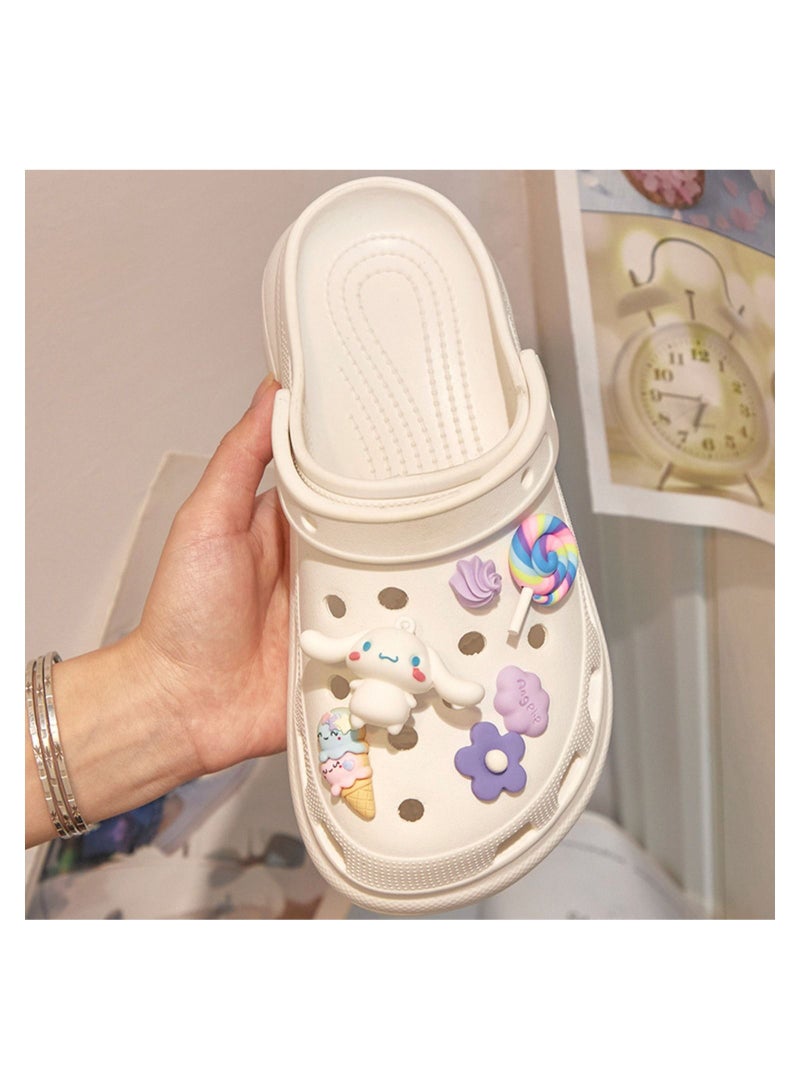 Excefore 12 Pcs Cartoon Shoe Charms for Croc, Lovely Shoe Charms Packs Decorations, PVC Charms Decoration for Kids Teens Girls Party Favor Gifts, NOT Including Shoes (Kulomi & Cinnamoroll) - Image 4