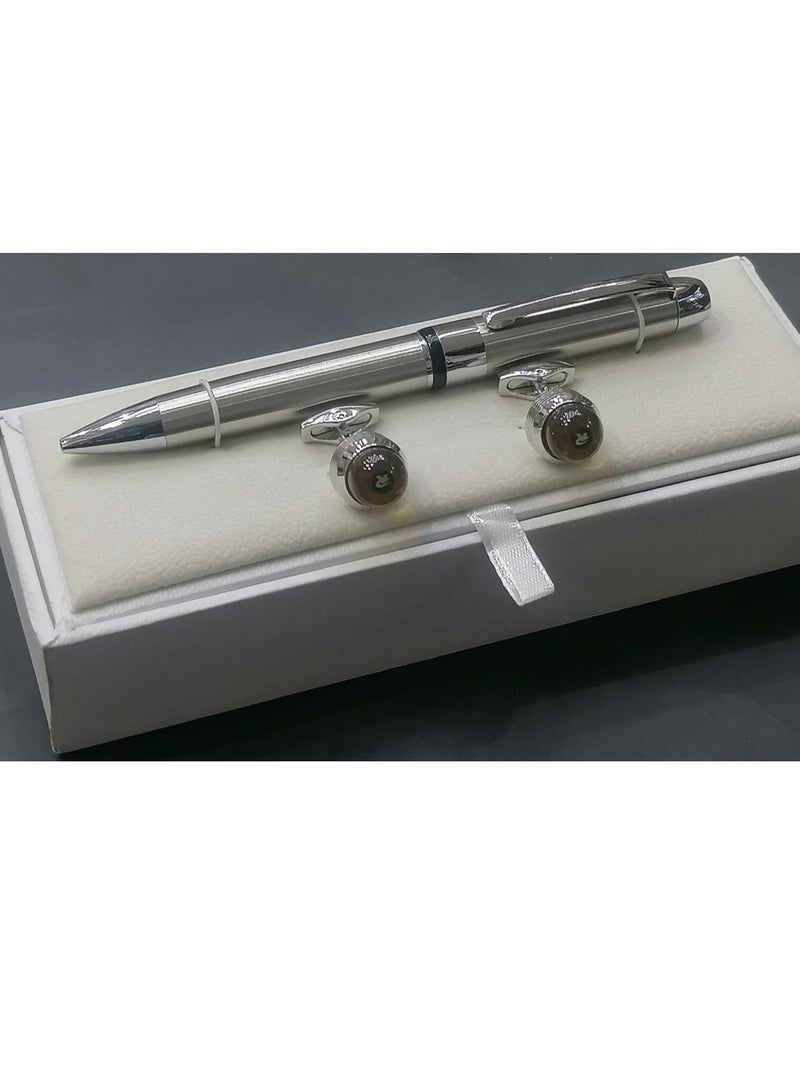 طقم قلم وكبك درجة اولى رجالي