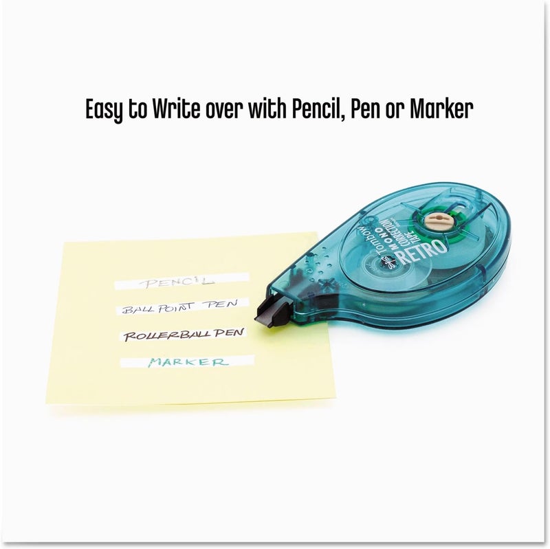 Tombow MONO RETRO Correction Tape - 10 Pack Assorted Colors - Image 3