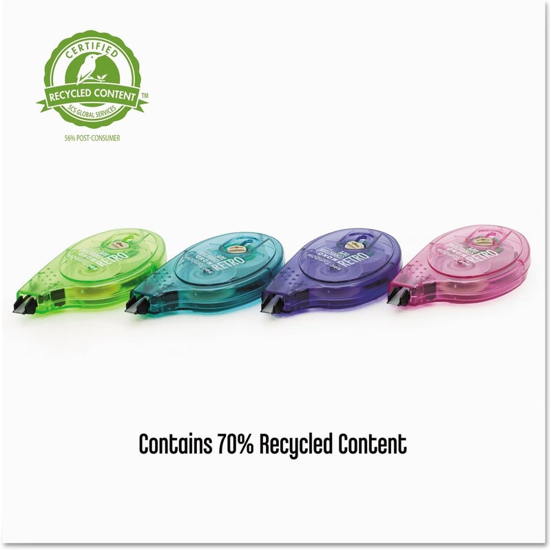 Tombow MONO RETRO Correction Tape - 10 Pack Assorted Colors - Image 5