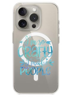 Magnetic Case for iPhone 15 Pro Max 6.7-inch Compatible with MagSafe Wireless Charging, Shockproof Phone Bumper Cover crafty i make people copy