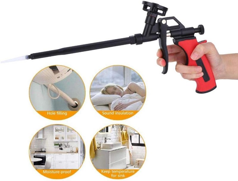 klarako Foam Applicator Gun - Expanding Insulation Foam Gun Caulking Sealing Tool Foam Dispensing Gun Foaming Applicator for Caulking and Insulation - Image 3