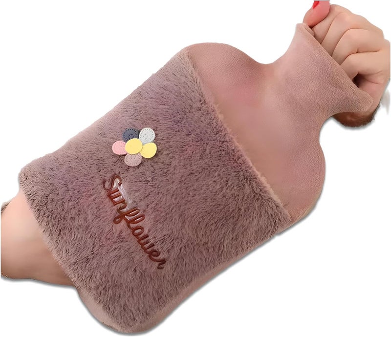 Arba Mayeh - Enjoy Ultimate Comfort with 2L Large Hot Water Bottle Featuring Warm Hand Cover for Pain and Discomfort Relief - Image 1