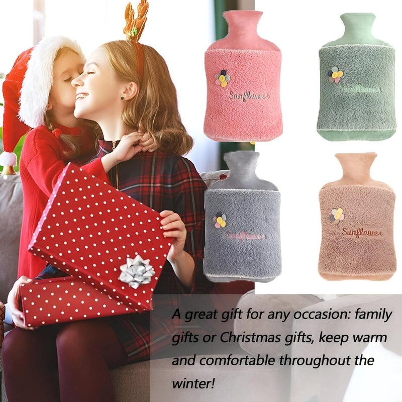 Arba Mayeh - Enjoy Ultimate Comfort with 2L Large Hot Water Bottle Featuring Warm Hand Cover for Pain and Discomfort Relief - Image 3