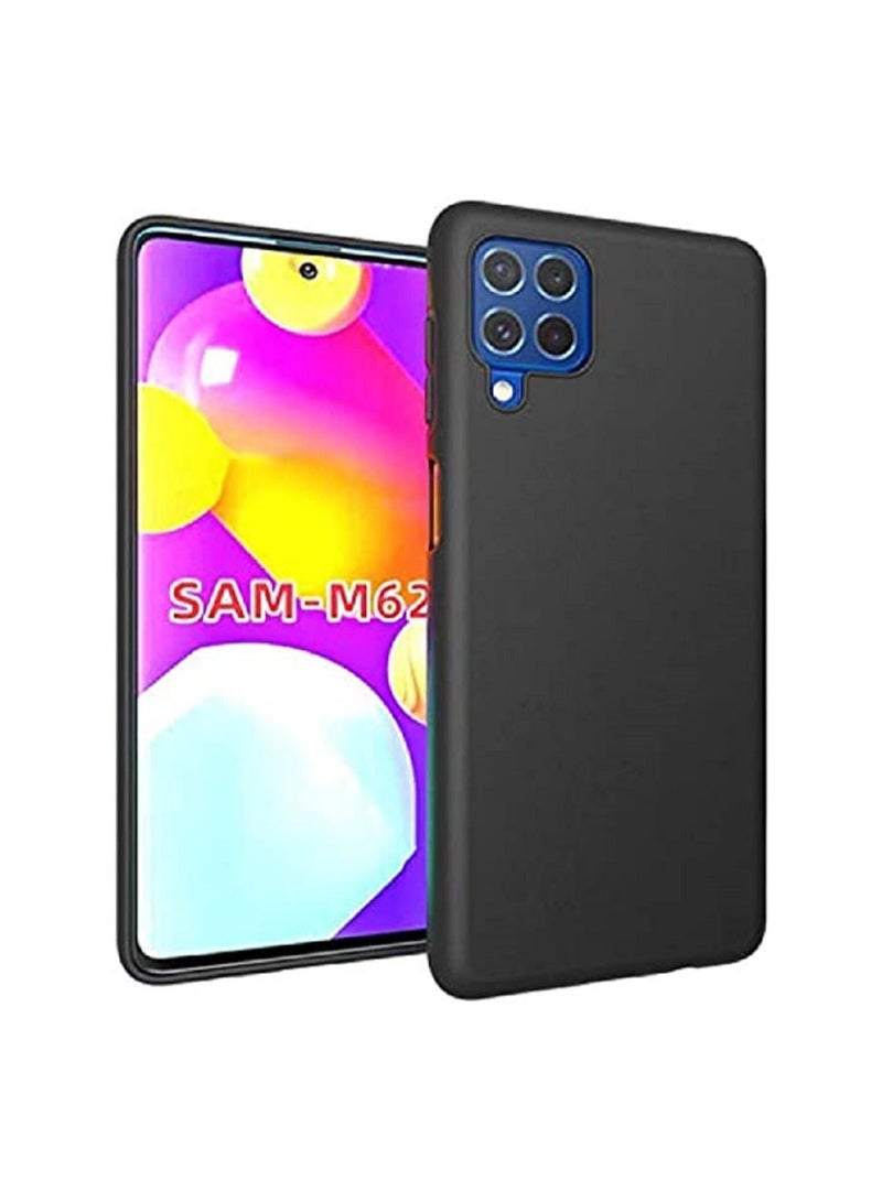 vesus Silicone Anti-Shock Protective Case For Samsung Galaxy M62 Black - Image 1