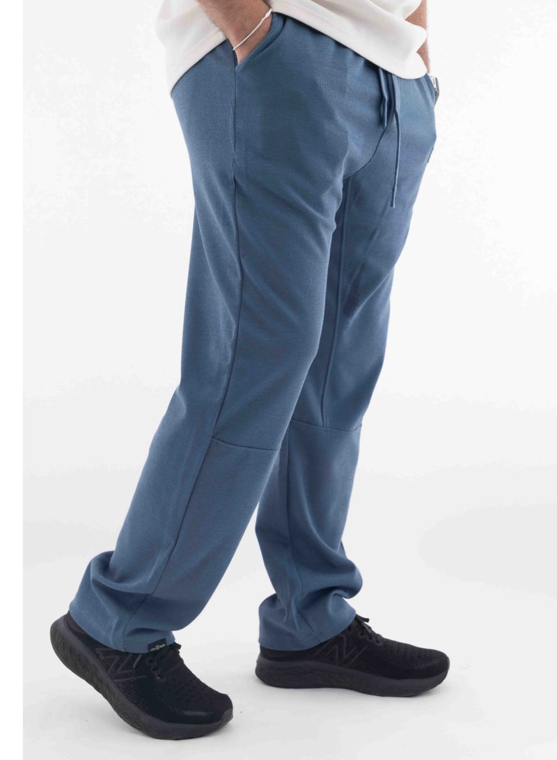 Everest Men's Oversized Blue Pants  - Image 1