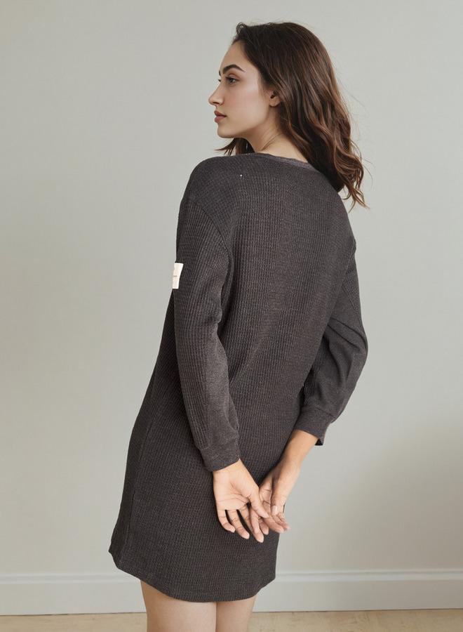 سبلاش فيڤ قميص نوم طويل الأكمام بنقوش - Image 2