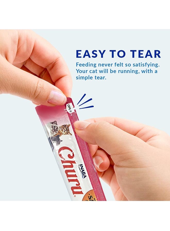 INABA Churu Senior Cat Tuna With Salmon - 56G - Image 2