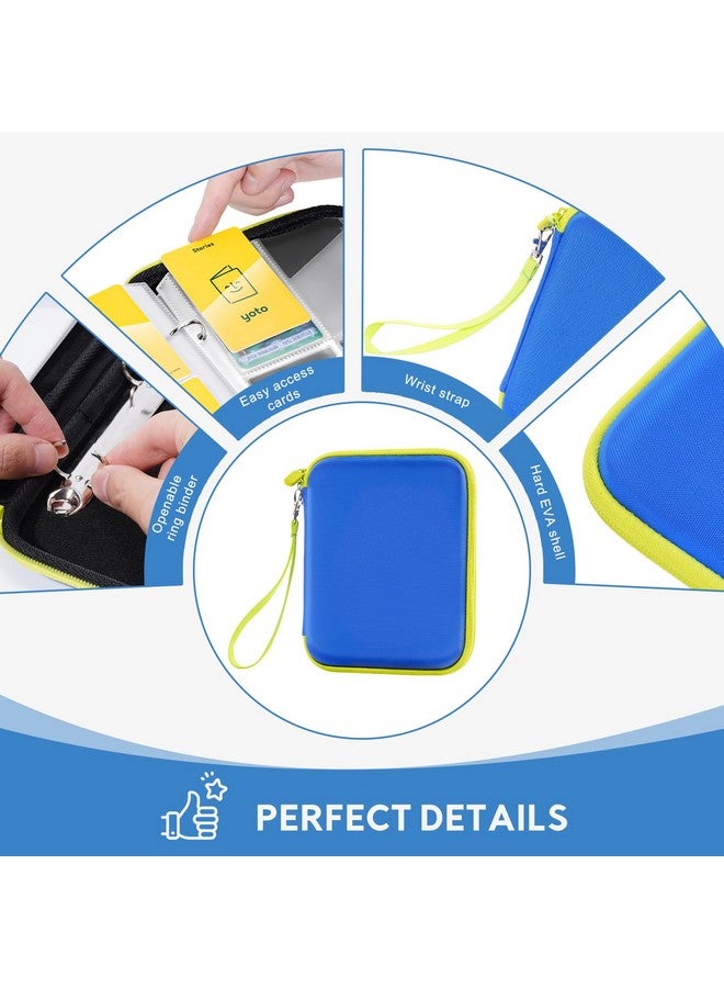 ProCase Carrying Case for Yoto Card with 80 Pockets Storage Capacity, Portable Holder Organizer for Kids Yoto Player & Mini Cards with Zipper Sleeves Binder- Blue - Image 3