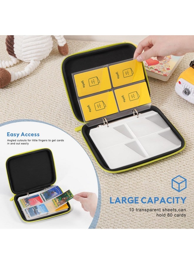 ProCase Carrying Case for Yoto Card with 80 Pockets Storage Capacity, Portable Holder Organizer for Kids Yoto Player & Mini Cards with Zipper Sleeves Binder- Blue - Image 2
