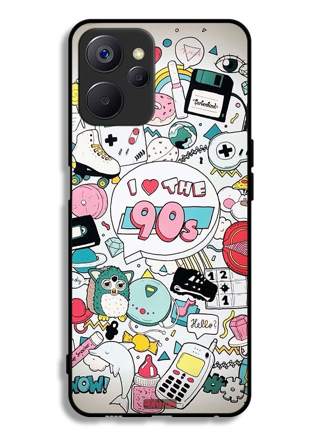Tolwak Realme 9i 5G Protective Case Cover I Love The 90s - Image 2
