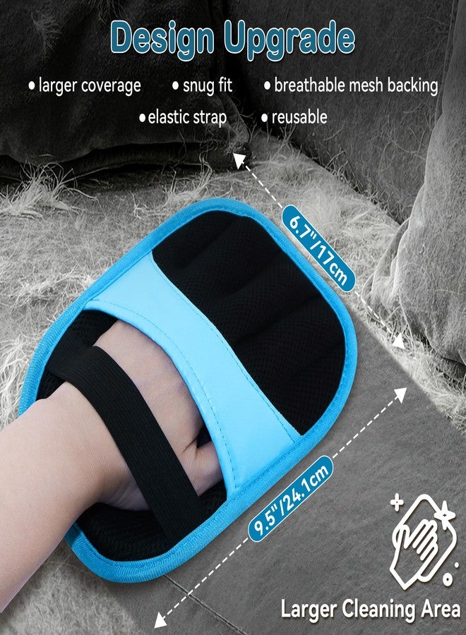 2 Pack Pet Hair Remover Glove for Cats & Dogs, Couch, Carpet, Car Seats - Image 2