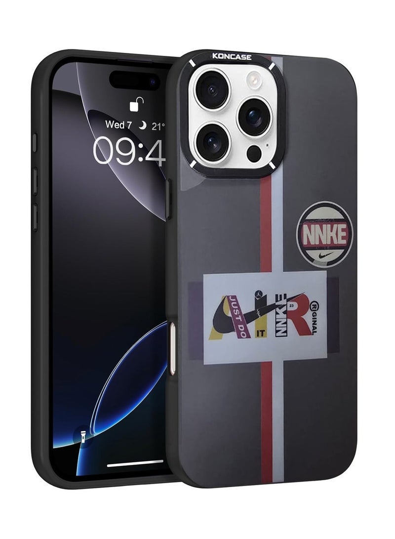 Techie غطاء خلفي سيليكون TPU من NNKE Air بتصميم جمالي مع واقي عدسة الكاميرا المرتفع لآبل آيفون 16 برو ماكس - Image 1