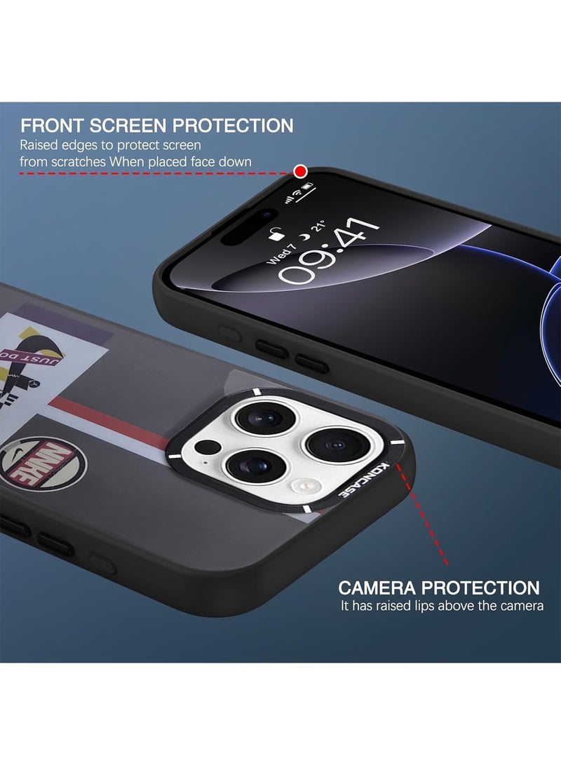 Techie غطاء خلفي سيليكون TPU من NNKE Air بتصميم جمالي مع واقي عدسة الكاميرا المرتفع لآبل آيفون 16 برو ماكس - Image 2