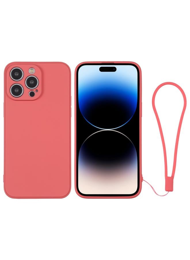 اس-توب جراب سيليكون لهاتف iPhone 14 Pro Max مع حزام معصم - Image 1