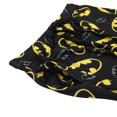 Bioworld Men's Adult Batman Black Sleep Pants - Gotham Knight Comfort for Superhero Fans- XL - Image 2