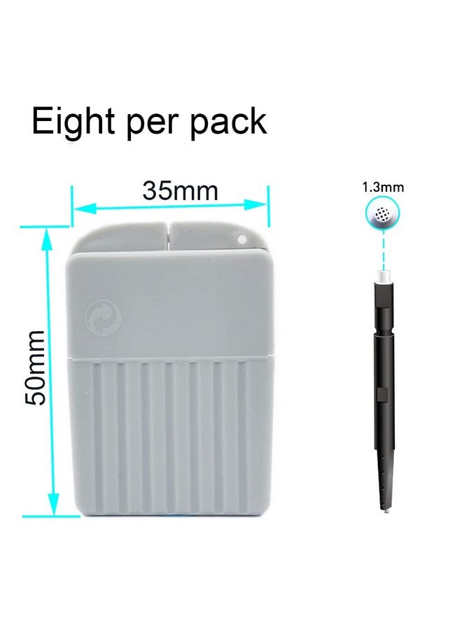 Anico Hearing aid Wax Guards Filters Cerumen Stop Wax Traps for Phonak, Unitron, Widex Hearing aids Cleaner with Cleaning Brush kit Tools and Carry case - 3Packs/24 Filters - Image 4