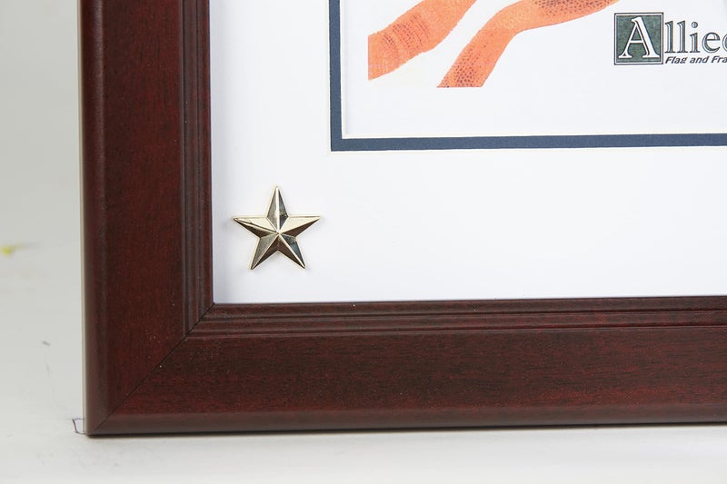Allied Flag Allied Frame U.S. Navy Picture Frame with Medallion and Stars - 5 x 7 inch - Image 3