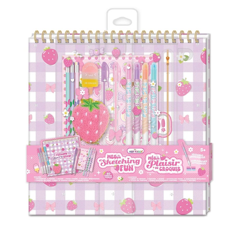 Hot Focus - Strawberry Mega Sketching Fun Art Set - 267SB