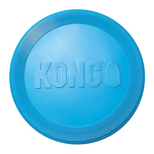 KONG Puppy Flyer Soft Rubber Flyer Dog Toy Flying Disc Dog Toy for Puppies Gentle Rubber Toy for Growing Puppies for Small Puppies Randomly Provided Color - Image 1