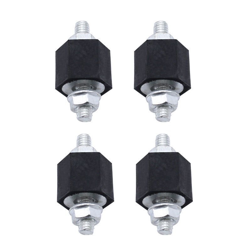 Holder Rubber Pad Bearing Intercooler with Nuts 4Pcs Replacement for Galaxy Alhambra Sharan VW T4 - Image 4