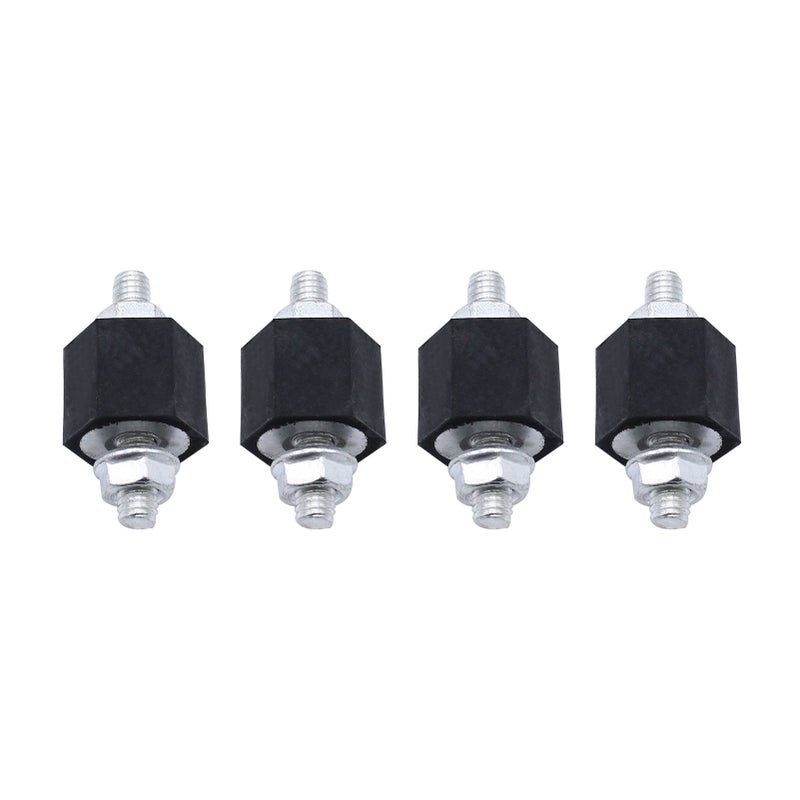 Holder Rubber Pad Bearing Intercooler with Nuts 4Pcs Replacement for Galaxy Alhambra Sharan VW T4 - Image 1