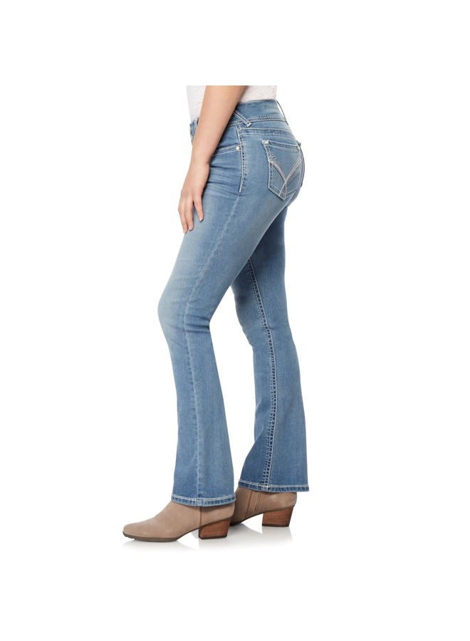 Wallflower Women's Instastretch Bling Luscious Curvy Bootcut Jeans, Paola, 17 - Image 2