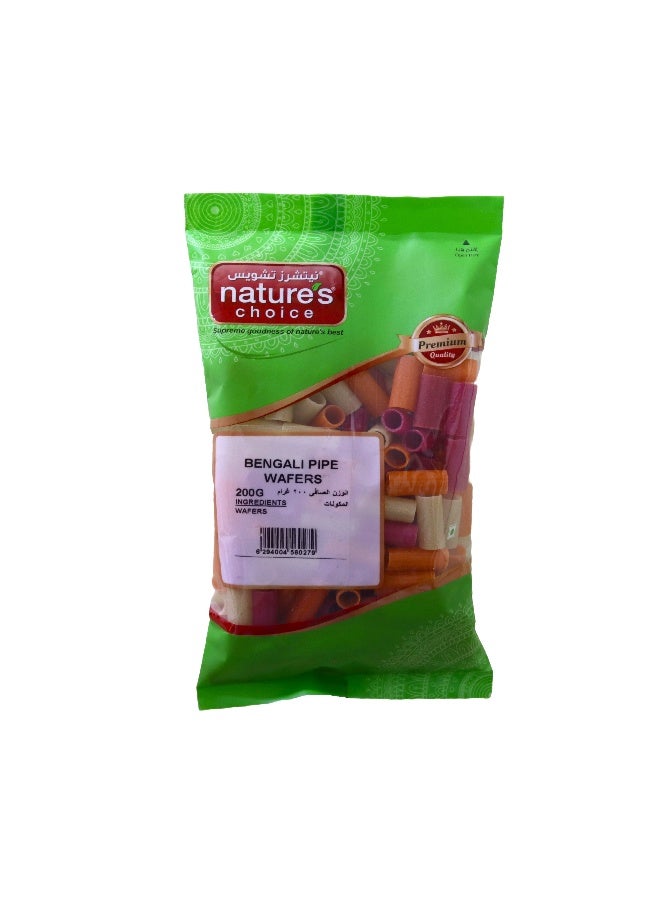 Nature's Choice Bengali Pipe Wafers 200Gm - Image 1