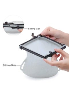 Yanmai Yanmai 3-Piece Reusable Silicone Food Storage Bag Set - Leakproof, Flat Bottom Freezer Bags for Sandwiches, Snacks - Food Grade, BPA Free, Microwave & Dishwasher Safe  - Image 5
