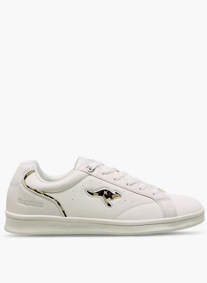 Women Logo Lace-Up Sports Shoes