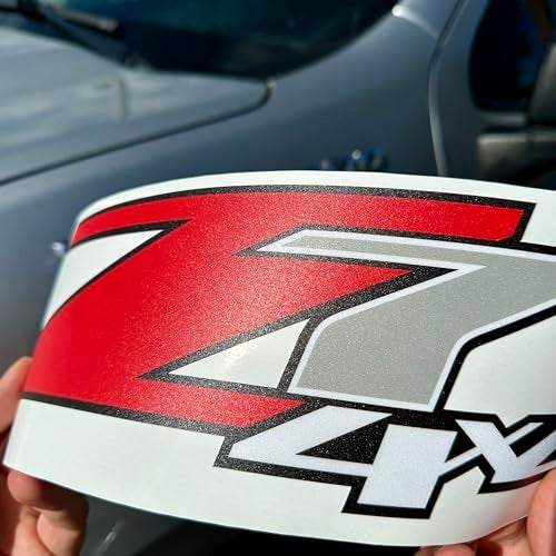 GOLD HOOK Chevy Silverado Z71 4x4 Decals Stickers - F (2007-2013) Bed Side 1500 2500 HD, Peel & Stick Series Matte Finish, Set of 2 - Image 4