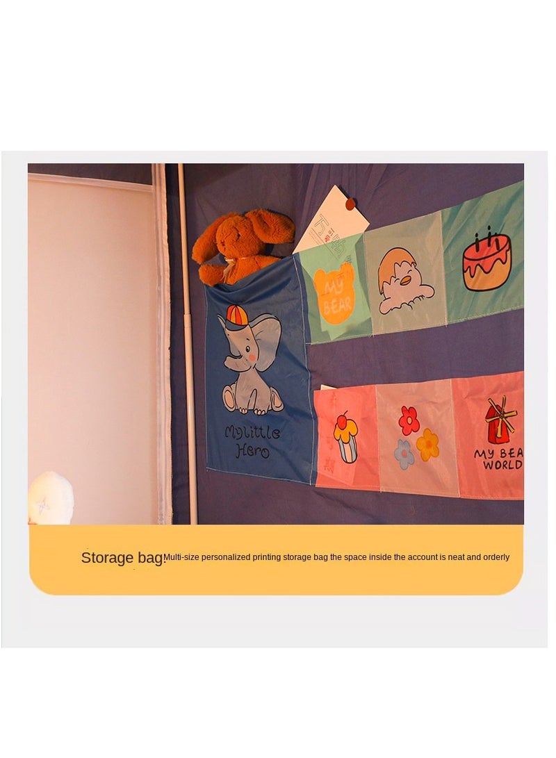 Y&D Bed Canopy Tents Curtain Blackout Curtain Single Bed Tent Curtain Student Shading Cloth Bed Canopy Mosquito Net Student Sleep Privacy Protection - Image 4