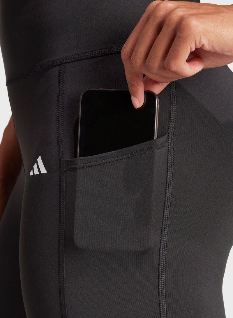 Adidas Optime 7Inch Leggings - Image 3