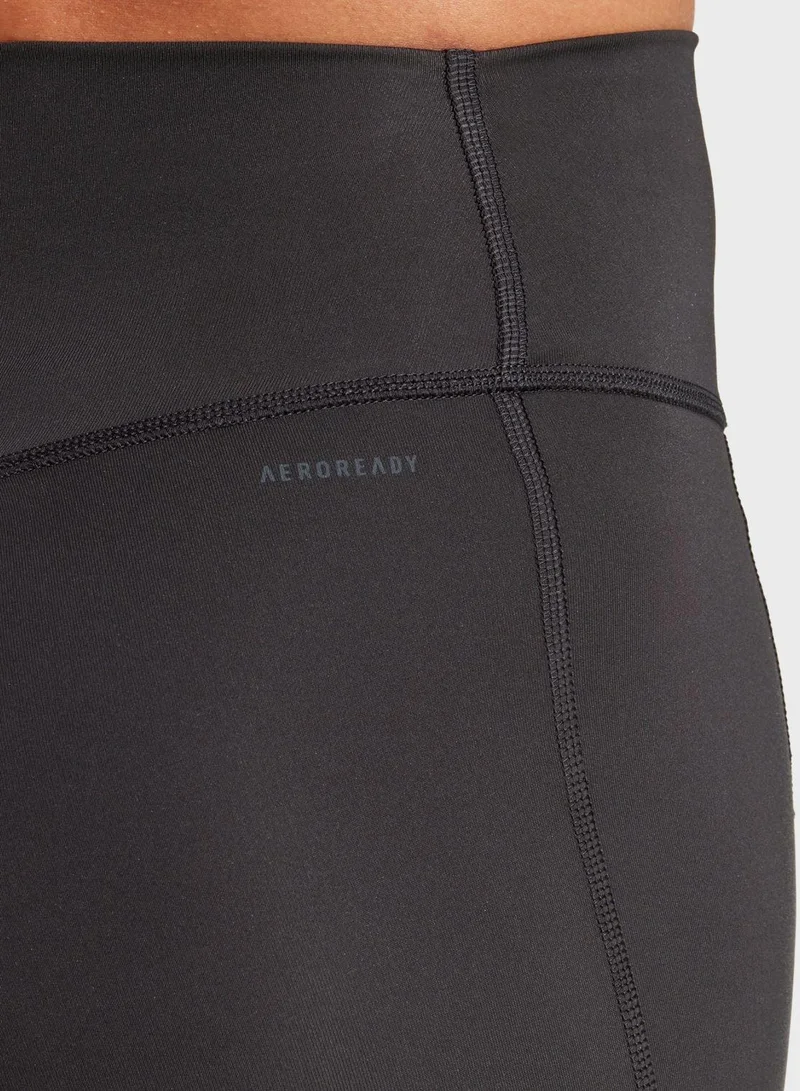 Adidas BLACK Optime 7Inch Leggings for Women | Best Price UAE