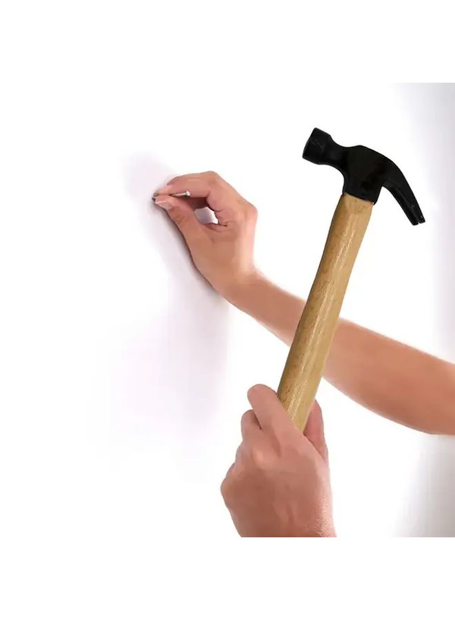 مطرقة مخالب متينة 0.5 كجم بمقبض خشبي، متعددة الأغراض مهنية، معالجة حرارية عالية الحرارة - Image 5