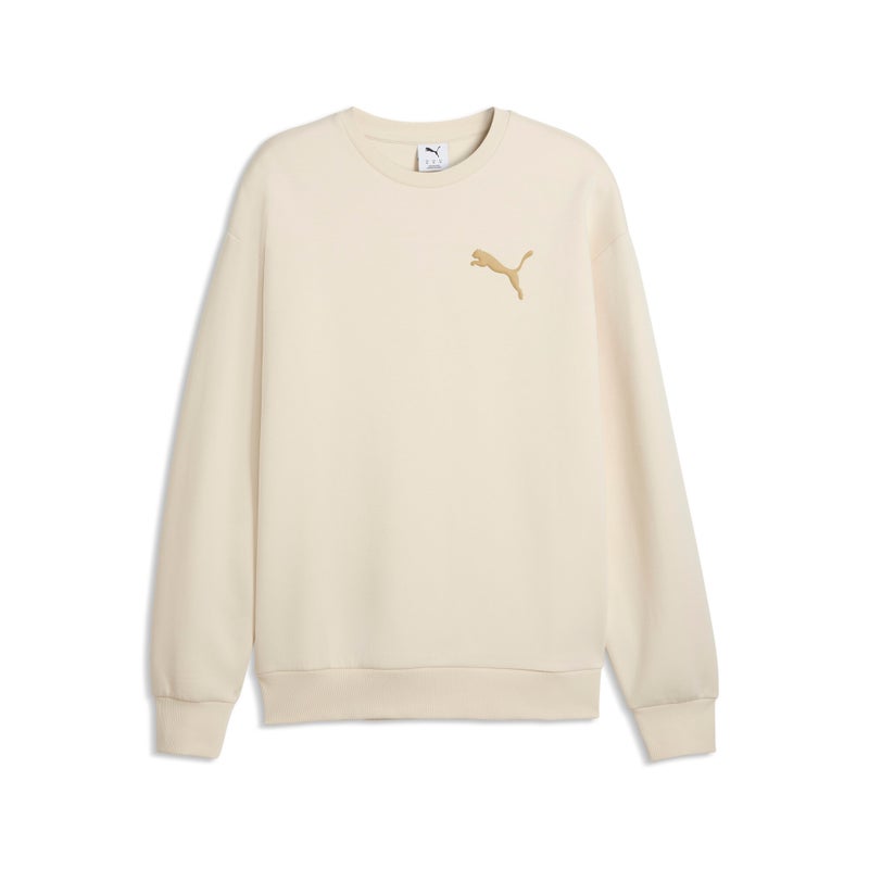 بوما سويت شيرت Essentials واسع ومزين بشعار PUMA Cat المطوّر للرجال - Image 4