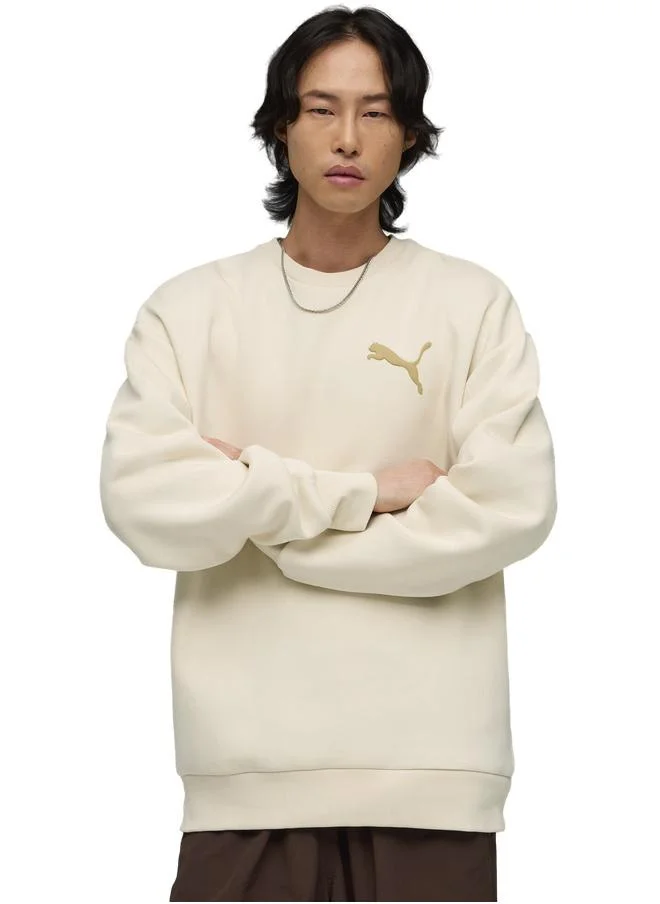Essentials Elevated Cat Logo Relaxed Sweatshirt Men
