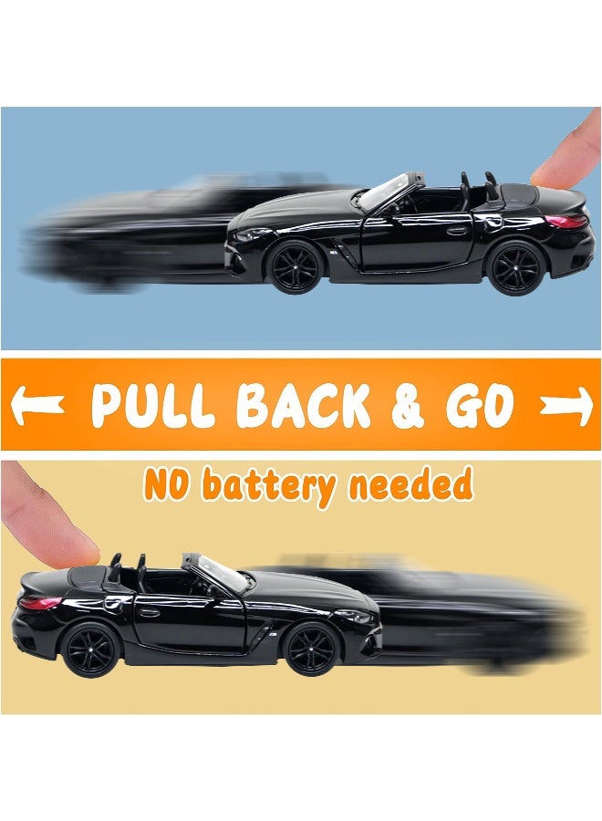 Kinsmart 1:34 Scale Door Openable Pull Back Action BMW Z4 Convertible Diecast Metal Alloy Toy Car - Image 4