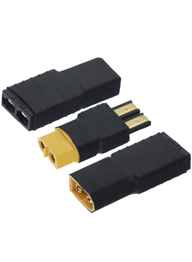 Nvwadayu RC Lipo Battery/Charger Connector Adapter for Traxxas TRX to XT60 Connector Adapter Plugs fit Slash/Rustler/Stampede/Bandit/E-Revo RC Cars - Image 1
