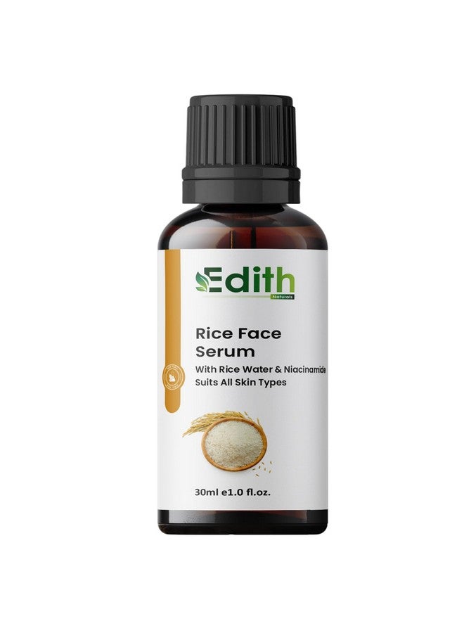 EDITH سيروم الوجه إيديث ناتشورالز 10% نياسيناميد لبشرة صافية ومشرقة | يخفف البقع الداكنة | مع ماء الأرز | خفيف الوزن | مختبر جلدياً | لجميع أنواع البشرة | للنساء والرجال | 30 مل - Image 1