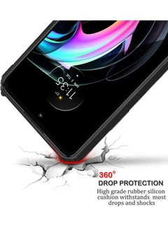 Generic for Redmi Note 14 Pro 5G / Xiaomi POCO X7 5G Case, Ultra Thin Lightweight, Soft TPU Bumper, Acrylic Clear Back Cover Redmi Note 14 Pro 5G / Xiaomi POCO X7 5G, Black  - Image 4