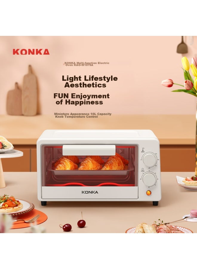 Konka Electric Oven, Multi-functional Mini Oven For Home Use, Fruit And Nut Maker, 10l Compact Size, Space-saving, Kao-w1075a - Image 1