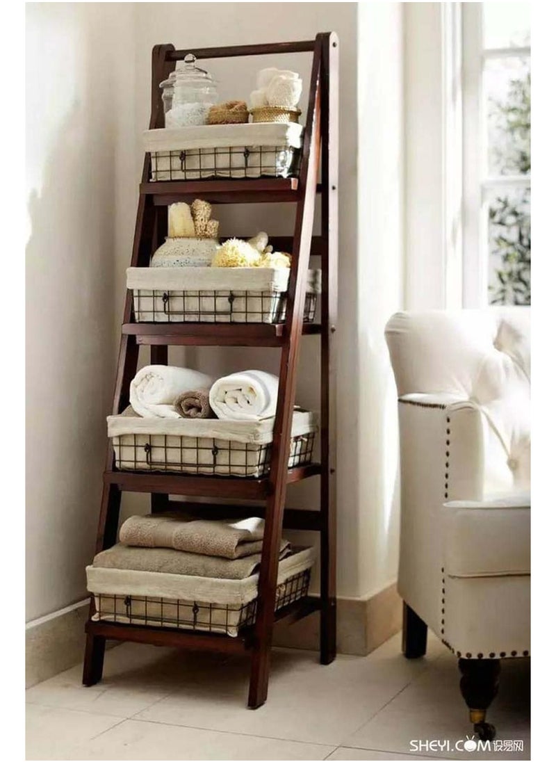 ماركة غير محددة M Furniture - ستاند خشبي 60سم بني  - Image 1